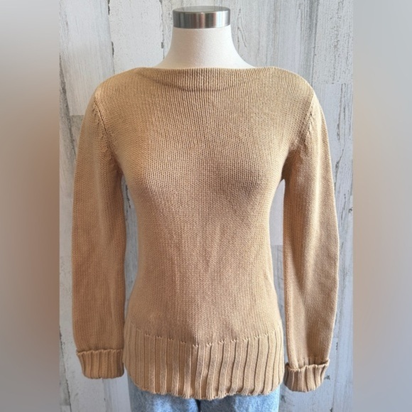 J.Crew 100% Cotton Ribbed Sweater - Size XS - Beige Knit
Classic basic - Picture 5 of 5